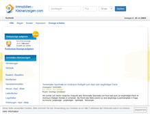 Tablet Screenshot of immobilien-kleinanzeigen.com